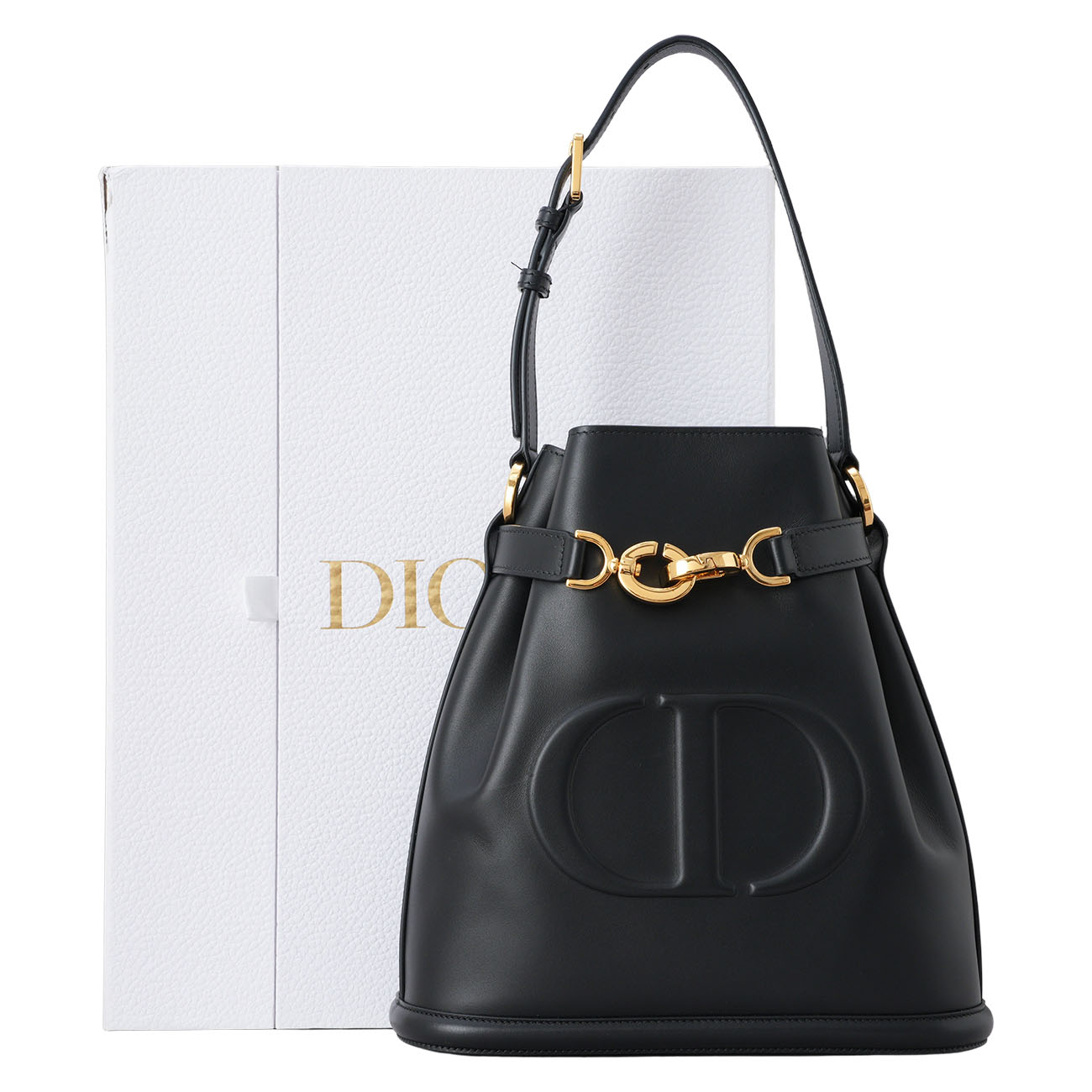 CHRISTIAN DIOR(USED)디올 쎄디올 버킷백 미듐